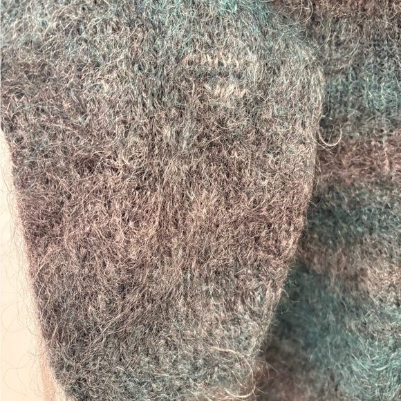 Vintage Paul et Duffier Wool Mohair Knit Cropped Turtleneck Sweater Size Small - Picture 4 of 15